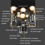 TDA7850アンプボード 2.1チャンネル 2x80W カーABタイプアンプモジュール DIY高出力120Wバス、TDA7850