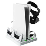 PS5 ipalyホスト多機能冷却ベース VR2ハンドル充電スタンド ディスク収納ラック、HBP-6478