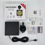 P4-32x32 RGB フルカラー 絵文字ピクチャー LED車載ディスプレイ 無線伝送 WiFi カスタム、P4-32x32 RGB USB