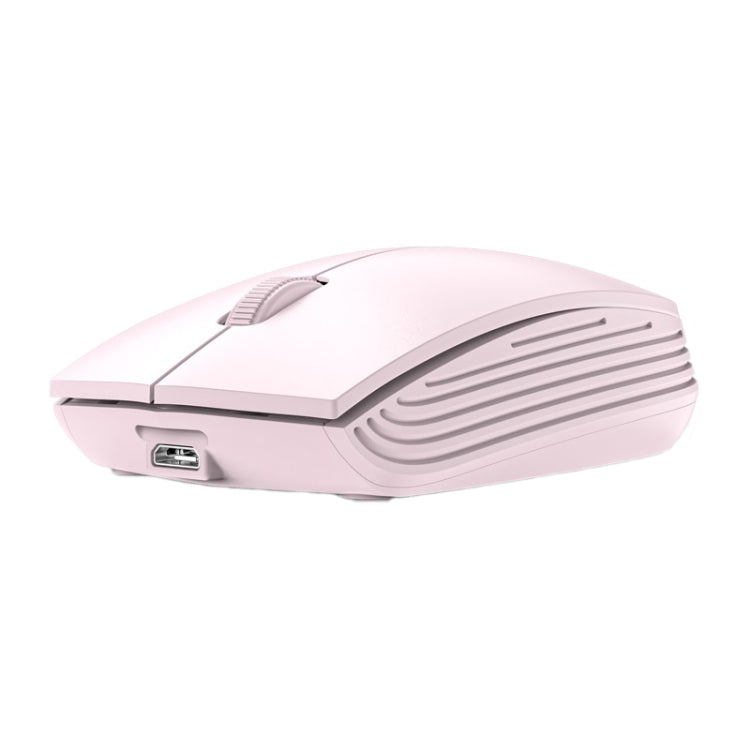 811 3 Keys Laptop Mini Wireless Mouse Portable Optical Mouse, Spec:, Double Model (Pink)