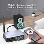 M9 Pro 5.1 Bluetoothレシーバー送信機 FMラジオ 4-in-1 NFCオーディオアダプター、M9 Pro