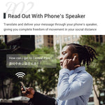 M6 多国間相互翻訳スマートBluetooth翻訳イヤホン 127言語対応、M6 ホワイト