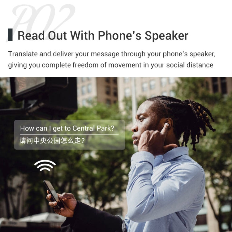 M6 多国間相互翻訳スマートBluetooth翻訳イヤホン 127言語対応、M6 ホワイト