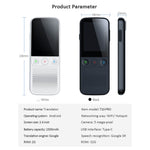 T10Pro Wifi 人工知能 写真／録音翻訳機 138言語対応、T10Pro ホワイト、T10Pro ブラック