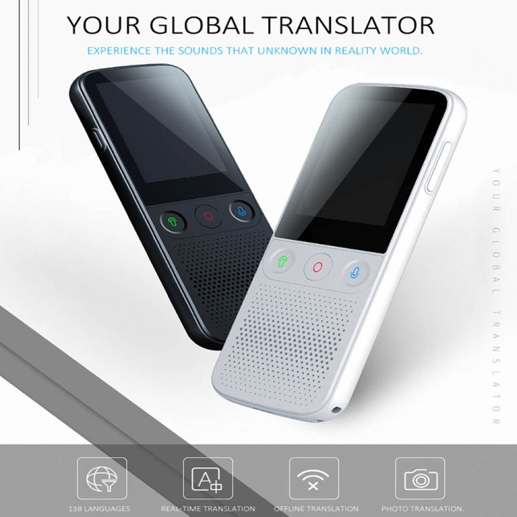 T10Pro Wifi 人工知能 写真／録音翻訳機 138言語対応、T10Pro ホワイト、T10Pro ブラック
