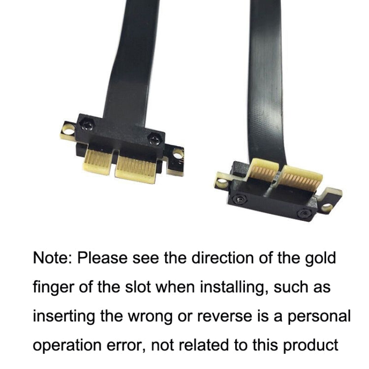PCI-E 3.0 1X 90度 グラフィックカード／無線ネットワークカード延長ケーブル、ケーブル長：5cm、10cm、15cm、20cm、25cm、30cm、40cm、50cm