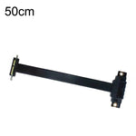 PCI-E 3.0 1X 90度 グラフィックカード／無線ネットワークカード延長ケーブル、ケーブル長：5cm、10cm、15cm、20cm、25cm、30cm、40cm、50cm