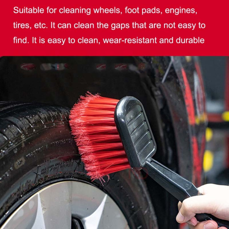 W-0272 Multifunctional Long Hair Cleaning Soft Car Tire Brush, W-0272
