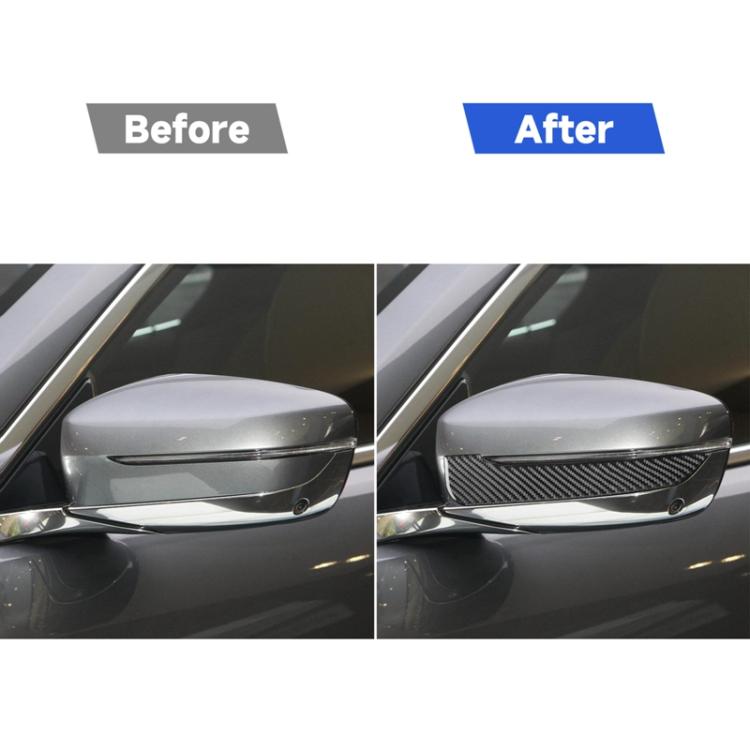 For 2019-2024 BMW 8 Series G14 2pcs /Set Left-hand Drive Rearview Mirror Anti-scratch Strip Stickers, Left-hand Drive