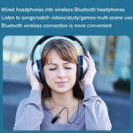 Y2 HiFi Bluetooth 5.3 オーディオレシーバー ラベリアマイク 3.5mmオーディオ通話コンバーター TFカード再生対応、Y2