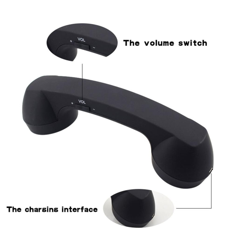 Bluetooth ワイヤレス接続 レトロマイク 外付け携帯電話ハンドセット、Bluetooth ブラック、Bluetooth ホワイト、Bluetooth スカイブルー、Bluetooth イエロー、Bluetooth レッド、Bluetooth ピンク