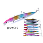 HENGJIA MI101 18cm 26g 遠投海釣り用フェイクルアーミノー餌、MI101 (4)、MI101 (6)、MI101 (7)、MI101 (8)、MI101 (9)、MI101 (10)、MI101 (5)、MI101 (1)、MI101 (2)、MI101 (3)、MI101 (10色)