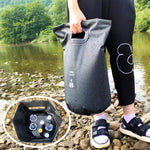 アウトドア折りたたみバケツ 便利なキャンプピクニック釣り用バレル、容量：15L、20L