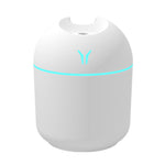 USBミニデスクトップ カラフルナイトライト 車用加湿器 仕様: 250ml (Y-ホワイト), 250ml (Y-ピンク), 250ml (Y-ブルー), 220ml (Y2-ホワイト), 220ml (Y2-ピンク), 220ml (Y2-ブルー)