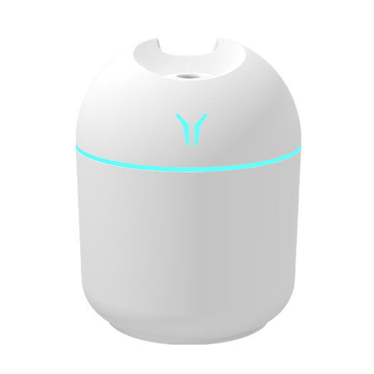 USBミニデスクトップ カラフルナイトライト 車用加湿器 仕様: 250ml (Y-ホワイト), 250ml (Y-ピンク), 250ml (Y-ブルー), 220ml (Y2-ホワイト), 220ml (Y2-ピンク), 220ml (Y2-ブルー)