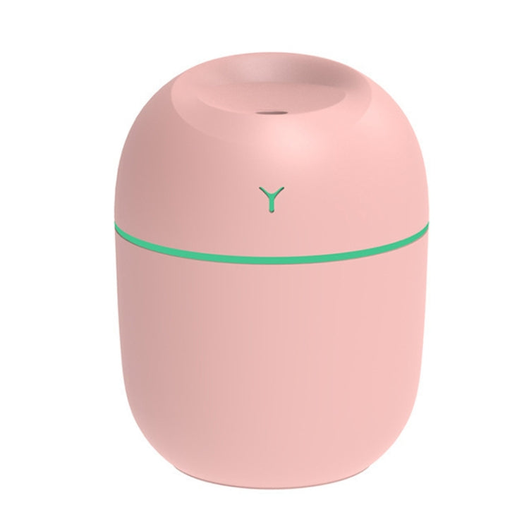 USBミニデスクトップ カラフルナイトライト 車用加湿器 仕様: 250ml (Y-ホワイト), 250ml (Y-ピンク), 250ml (Y-ブルー), 220ml (Y2-ホワイト), 220ml (Y2-ピンク), 220ml (Y2-ブルー)
