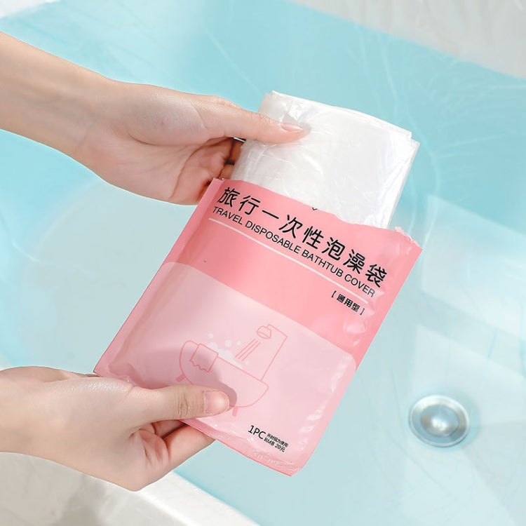 1パック使い捨てバスバッグ 厚手浴槽木樽SPAプラスチック袋フィルム