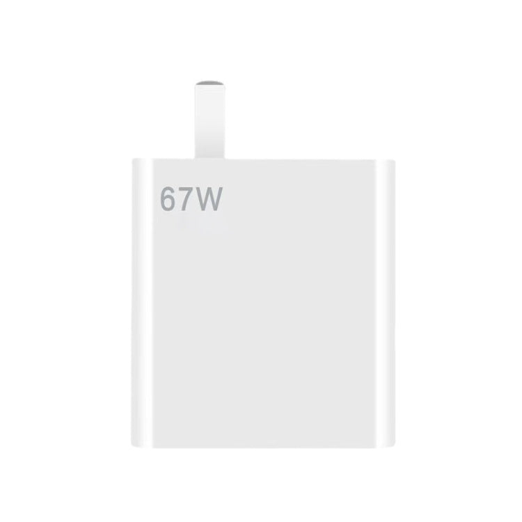 Xiaomi / Redmi用 67W 充電器 ユニバーサル電話充電ヘッド USプラグ、スタイル：充電器、充電器＋1mケーブル