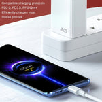 Xiaomi / Redmi用 67W 充電器 ユニバーサル電話充電ヘッド USプラグ、スタイル：充電器、充電器＋1mケーブル