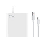 Xiaomi / Redmi用 67W 充電器 ユニバーサル電話充電ヘッド USプラグ、スタイル：充電器、充電器＋1mケーブル