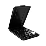 BM3016C 15W ワイヤレス充電器 データケーブルオーガナイザー アダプター付き 折りたたみ式スマホスタンド、BM3016C ブラック