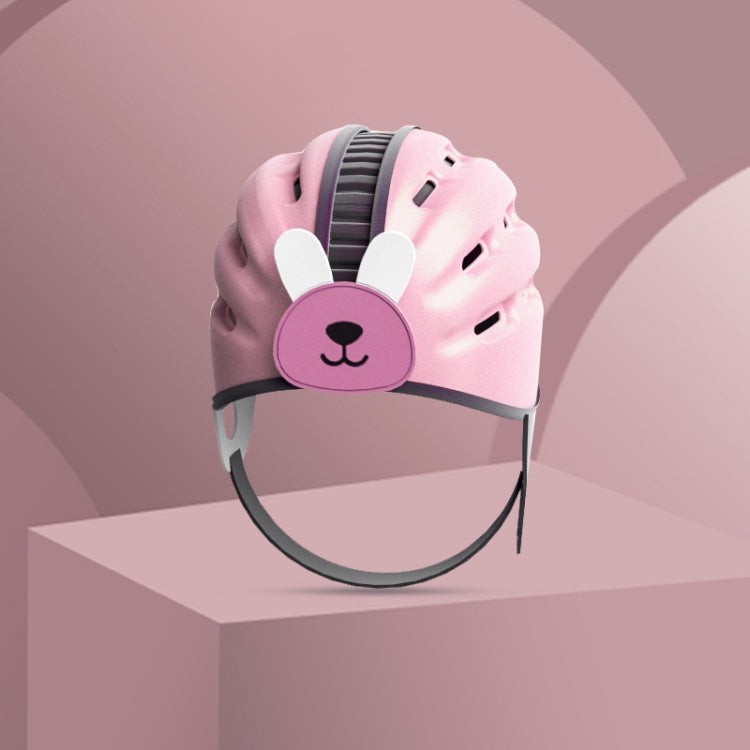 柔らかい赤ちゃん用ヘルメット安全帽 幼児用衝突防止保護帽子、ブルーラビット、ピンクラビット、ライオンオレンジ、ライオンブラウン