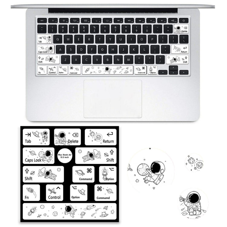 Macbook Air用 5枚セット ノートパソコンキーボードPVCステッカー
