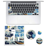 Macbook Air用 5枚セット ノートパソコンキーボードPVCステッカー