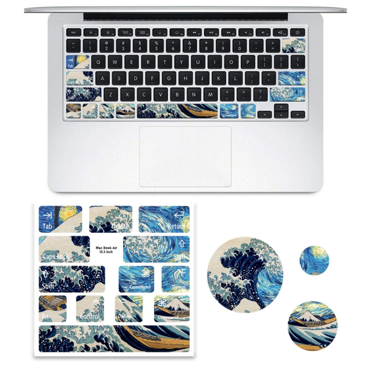 Macbook Air用 5枚セット ノートパソコンキーボードPVCステッカー