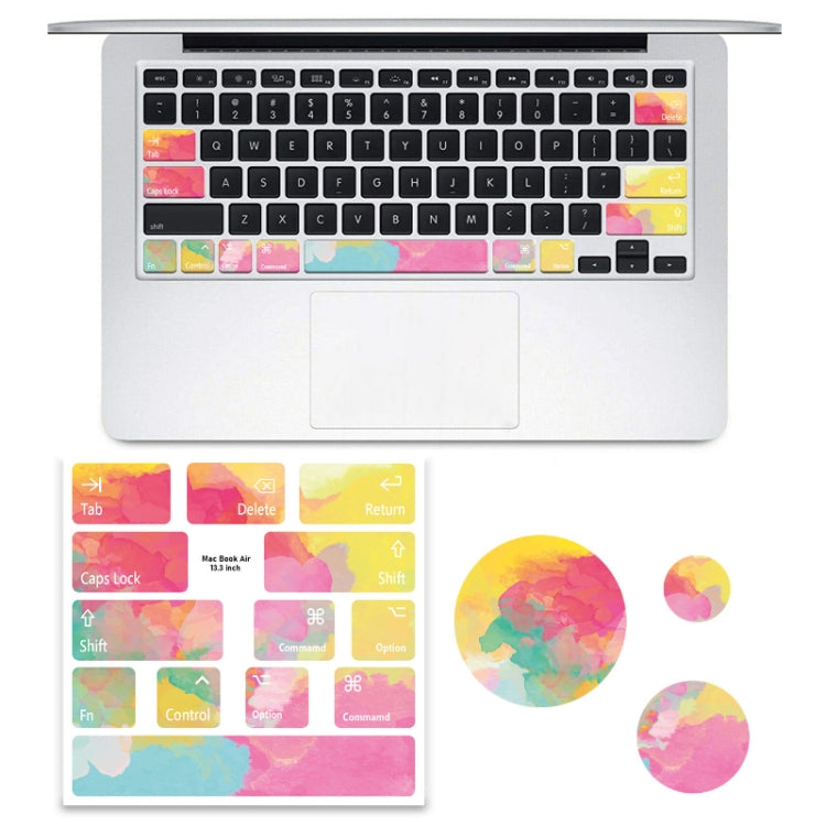 Macbook Air用 5枚セット ノートパソコンキーボードPVCステッカー