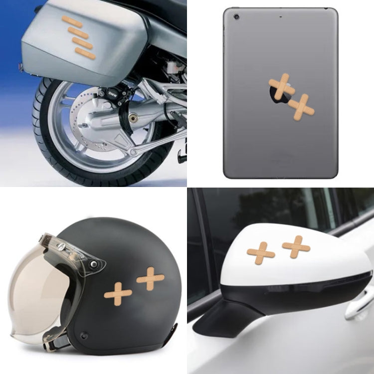 5セット ノートパソコン車傷修理バンドエイド PVCステッカー、バンドエイドステッカー