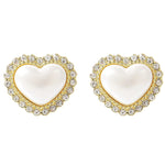 Stud Earrings Jewelry, E2208-1 White Pearl, E2208-2 Pink Pearl, E2208-3 Gray Pearl, E2209-23 Red Pearl, E2209-3 Symphony Shaped Semicircle, E2209-4 Symphony Glossy Semicircle, E2209-6 Symphony Sliced Heart, E2209-7 Symphony Star, E2109-17 Water Drops