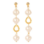 Stud Earrings Jewelry, E2208-1 White Pearl, E2208-2 Pink Pearl, E2208-3 Gray Pearl, E2209-23 Red Pearl, E2209-3 Symphony Shaped Semicircle, E2209-4 Symphony Glossy Semicircle, E2209-6 Symphony Sliced Heart, E2209-7 Symphony Star, E2109-17 Water Drops
