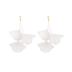 Long Exaggerated Fabric Art Handmade Petal Earrings, E1908-21 Blue, E1908-22 Yellow, E1908-23 Red, E1908-24 Pink, E1908-25 Black, E1908-26 White, E1908-27 Blue, E1908-28 Red, E1908-29 Black, E1908-30 Yellow, E1908-31 Pink, E1908-32 White, E1908-33 Blac...