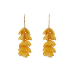 Long Exaggerated Fabric Art Handmade Petal Earrings, E1908-21 Blue, E1908-22 Yellow, E1908-23 Red, E1908-24 Pink, E1908-25 Black, E1908-26 White, E1908-27 Blue, E1908-28 Red, E1908-29 Black, E1908-30 Yellow, E1908-31 Pink, E1908-32 White, E1908-33 Blac...