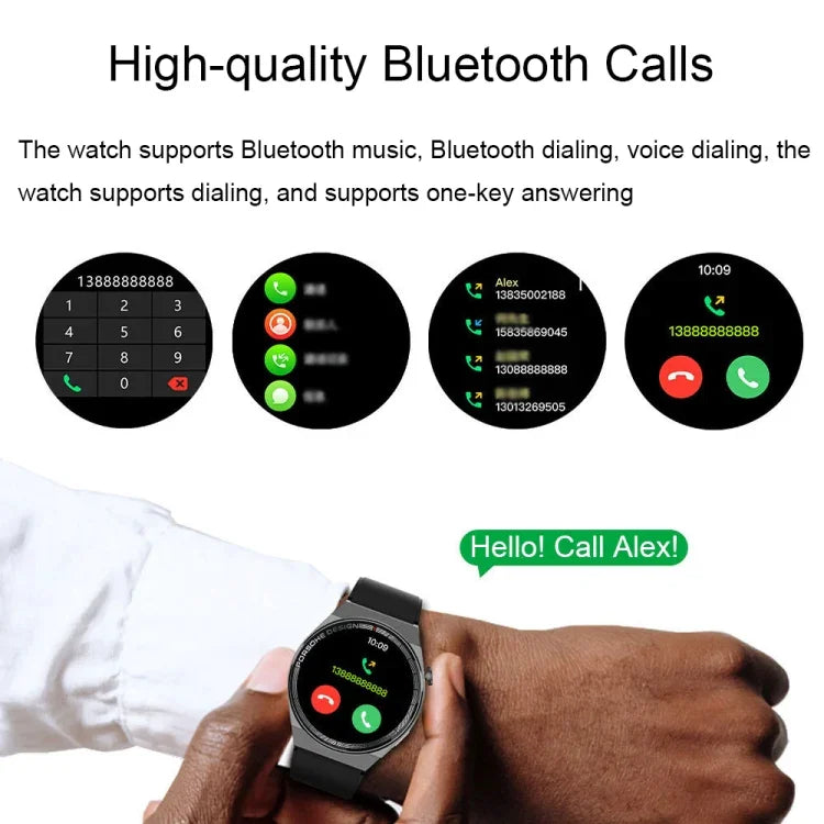 ST5 MAX 1.45インチ スマート録音防水スポーツウォッチ 音声放送通話時計