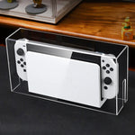 035 Nintendo Switch/OLEDゲームコンソール用ディスプレイ発光ベース防塵カバー、仕様：ライトベース、透明、ホワイトラベル、ブラックラベル、ハンドル、ジェットウォリアー、ノーブル、ゲンガー