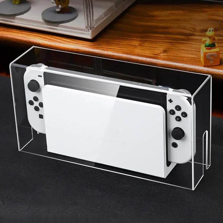 035 Nintendo Switch/OLEDゲームコンソール用ディスプレイ発光ベース防塵カバー、仕様：ライトベース、透明、ホワイトラベル、ブラックラベル、ハンドル、ジェットウォリアー、ノーブル、ゲンガー