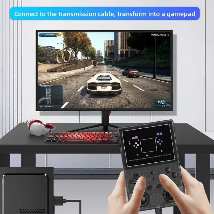 RG353V 3.5インチワイヤレスゲームボックス Android 11 Linux OS ハンドヘルドゲームコンソール、本体のみ、64G 15,000ゲーム、128G 25,000ゲーム、256G 35,000ゲーム