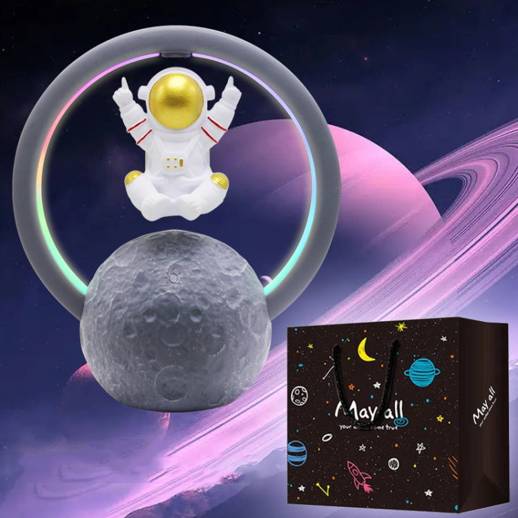 Y-598 吊り下げ型宇宙飛行士Bluetoothスピーカー RGBライトサブウーファー装飾品 仕様：598A ゴールデン、598A シルバー、598B ゴールデン、598B シルバー、598A ゴールデン＋ギフトバッグ、598A シルバー＋ギフトバッグ、598B ゴールデン＋ギフトバッグ、598B シルバー＋ギフトバッグ