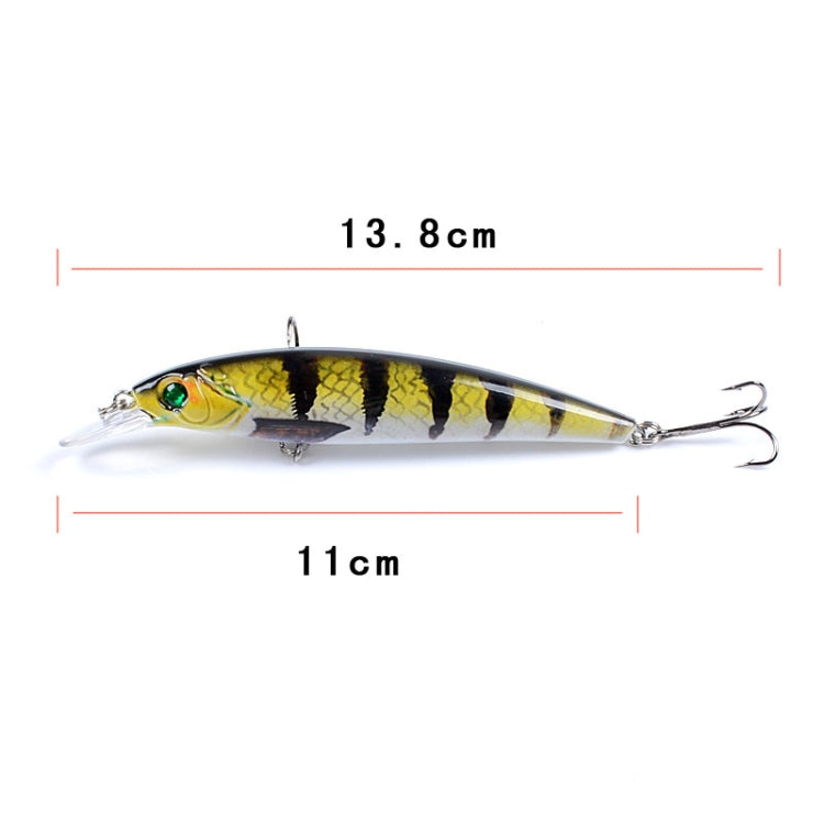 LB106 11cm/11.5g ルアー塗装バイオニック釣り餌プラスチックハードベイト、1、2、3、4、5、6、7、8、9、10、11、12、13、14、15、16、17、18