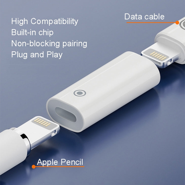 Apple Pencil 1/2用充電アダプタースタイラス充電コンバーター、8ピンメスからメス、8ピンメスからType-C/USB-Cメス