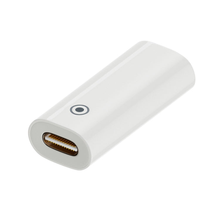 Apple Pencil 1/2用充電アダプタースタイラス充電コンバーター、8ピンメスからメス、8ピンメスからType-C/USB-Cメス