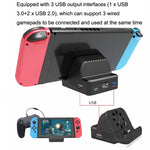 Nintendo Switch / Switch OLED SW300 HDMIビデオキャスティングコンバーター冷却ファンベースチャージャー用、冷却ファンベースチャージャー