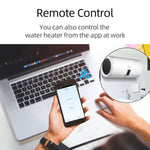 Tuya ZigBee 40A スマート高出力給湯器ライトエアコンスイッチ タイムボイスリモコン、ZigBee 40A ホワイト、ZigBee 40A ブラック