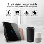 Tuya ZigBee 40A スマート高出力給湯器ライトエアコンスイッチ タイムボイスリモコン、ZigBee 40A ホワイト、ZigBee 40A ブラック