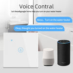 Tuya ZigBee 40A スマート高出力給湯器ライトエアコンスイッチ タイムボイスリモコン、ZigBee 40A ホワイト、ZigBee 40A ブラック