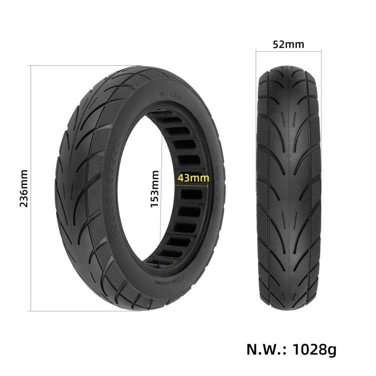 10x2.125インチ ソリッドタイヤ Ninebot Segway F20/F25/F30/F40 電動スクーター用 10x2.125インチ