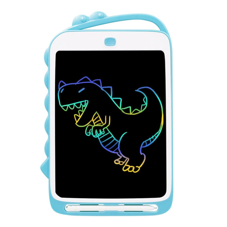 10インチ カートゥーン恐竜 LCD ライティングボード カラフル 子供用ペインティングボード、10インチ（ライトブルー）