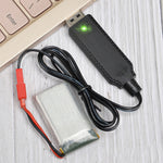 3.7V スマートチップ保護 USB バッテリープラグ充電ケーブル